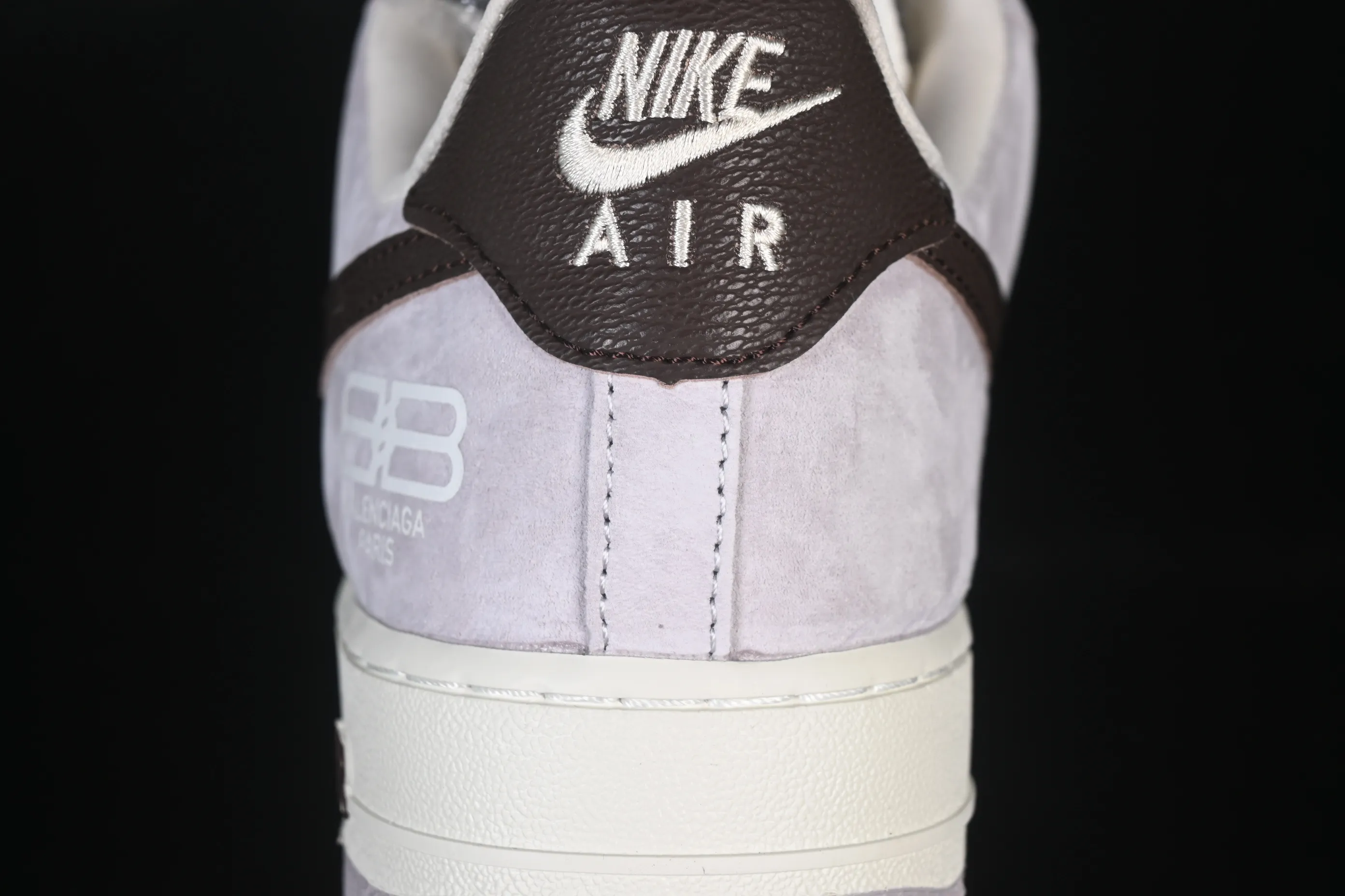 All categories Nk Air Force 1 Air Force series Nk Air Force 1 Low Air Force low-top Nike Air Force 1'07 Low Balenciaga co-branded white brown Air Force 1 low-top casual sneakers YF9511-806